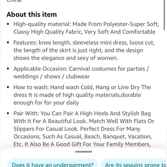 Women V Neck Party Dress‎ Sleeveless, Sexy Sequins Dress, Ladies Dress Mini - Picture 3 of 6